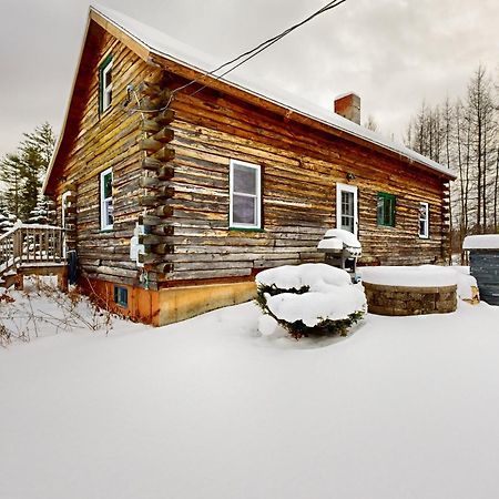 Twin View Log Home Carroll Exteriör bild